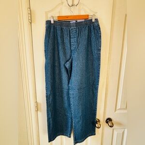 Laura Scott Women’s Pull-On Denim Pants Medium NWT 29” Length